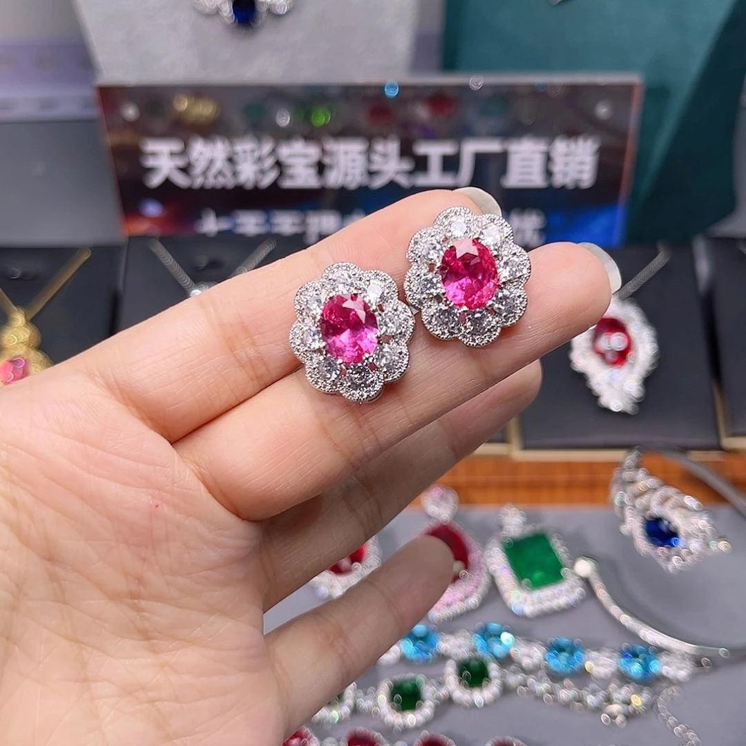 蓝宝石戒指银S925镶嵌t z 111