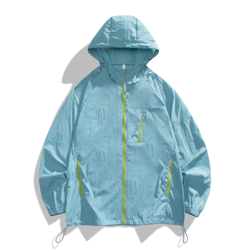 【冰皮凉感2.0】多巴胺夏季情侣款防紫外线锦纶连帽登山户外防晒服