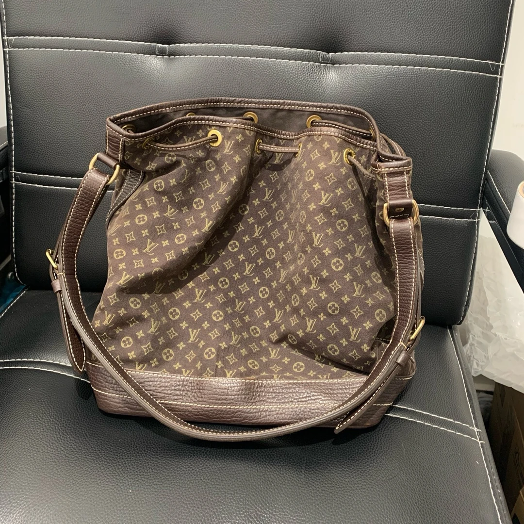 95新 LouisVuitton/路易威登 LV noe 棕单宁水桶包