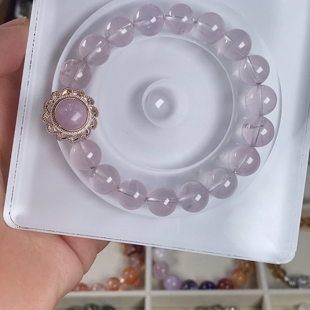 水晶手链未镶嵌天然水晶手串