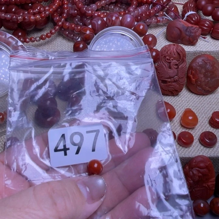 鑫***歌南红玛瑙未镶嵌手链