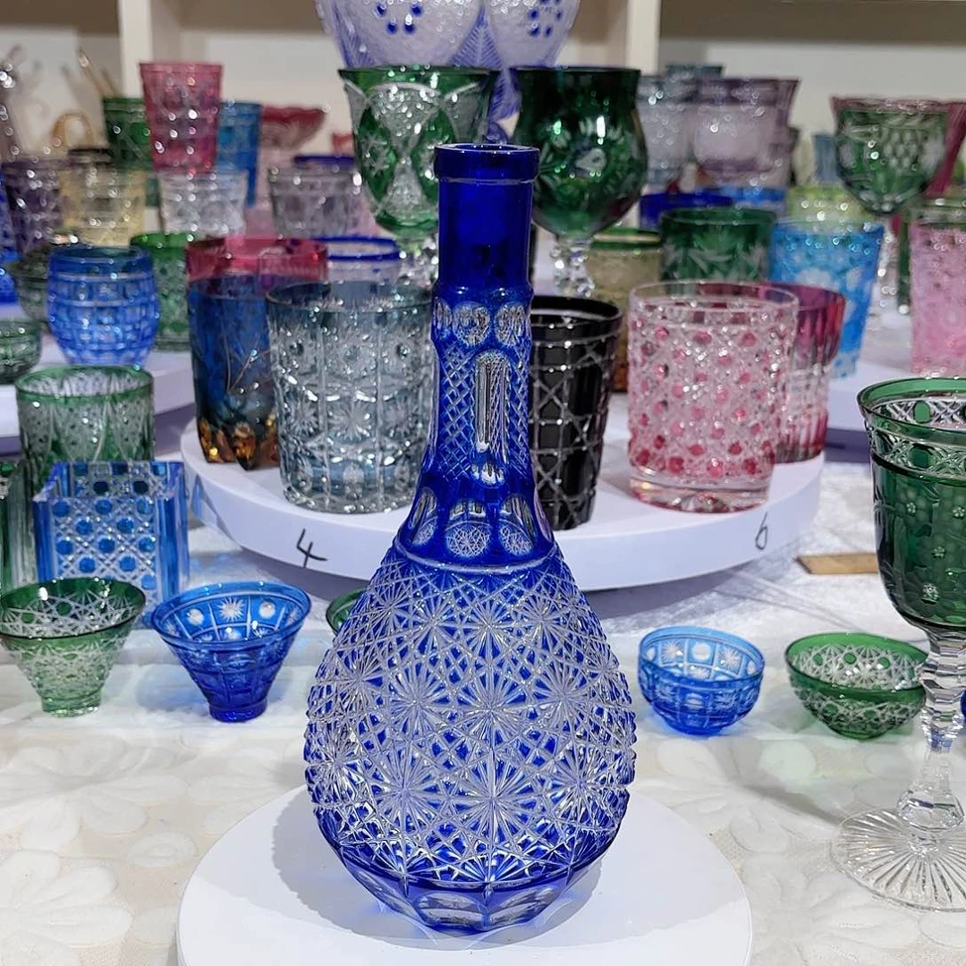 水晶杯水晶花瓶果盘通宝工艺品