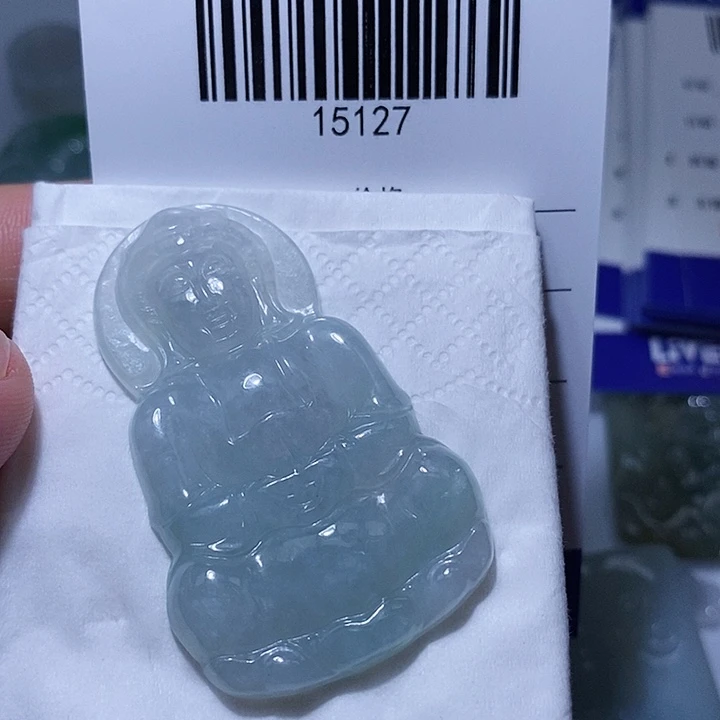 翡翠未镶嵌颈饰天光墟翡翠市场现金代购