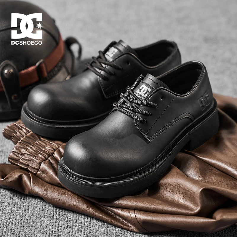 DCSHOES ORENDA EDGE 2025新款百搭德比鞋低帮男复古休闲皮鞋男鞋
