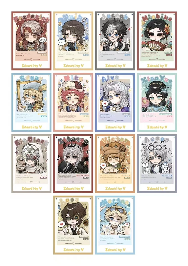 【拆包】第五人格 少年锦时拍立得 同人周边