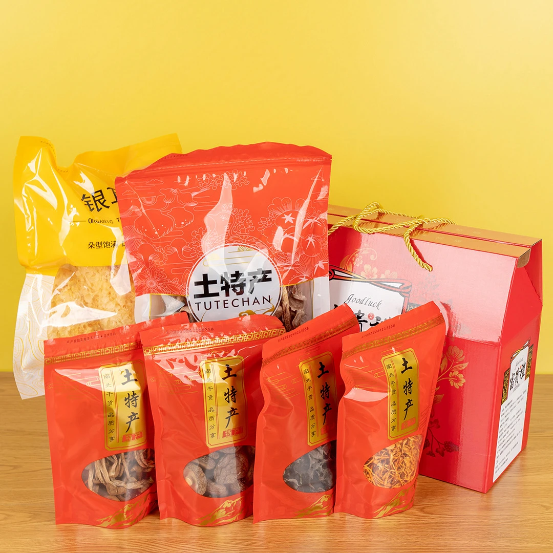 福建古田六种菌菇干货礼盒 净含量490g