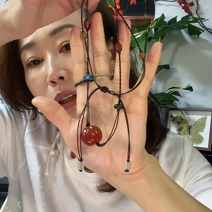 铁合金石英石手链项链手链