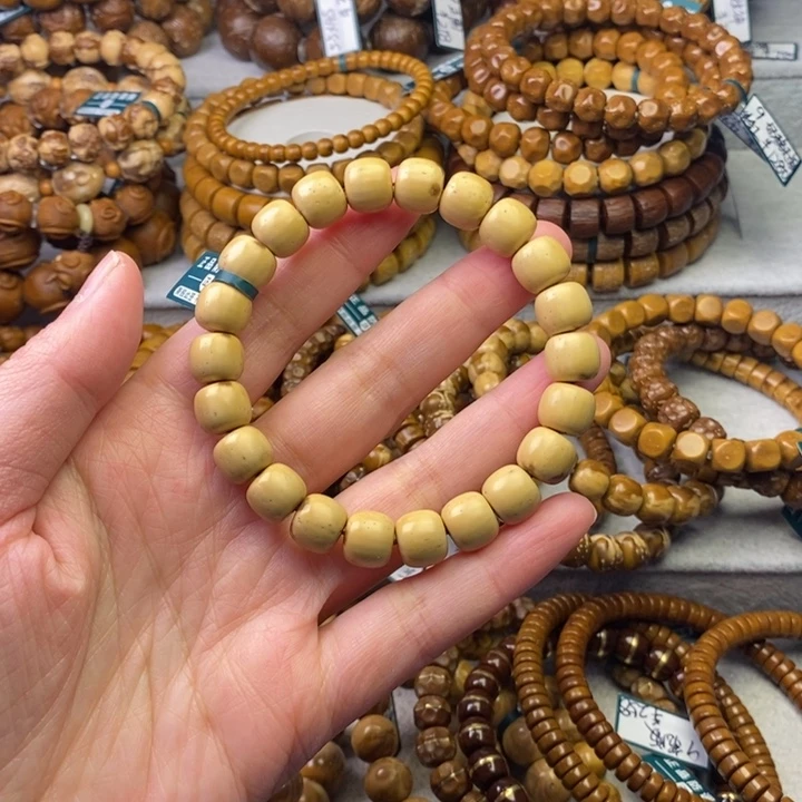 紫金鼠手串实心白巧色老型卡10