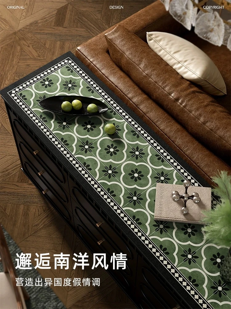 北欧式厨房专用硅藻泥地垫防滑易清洗吸水耐磨可裁剪可水洗50*200