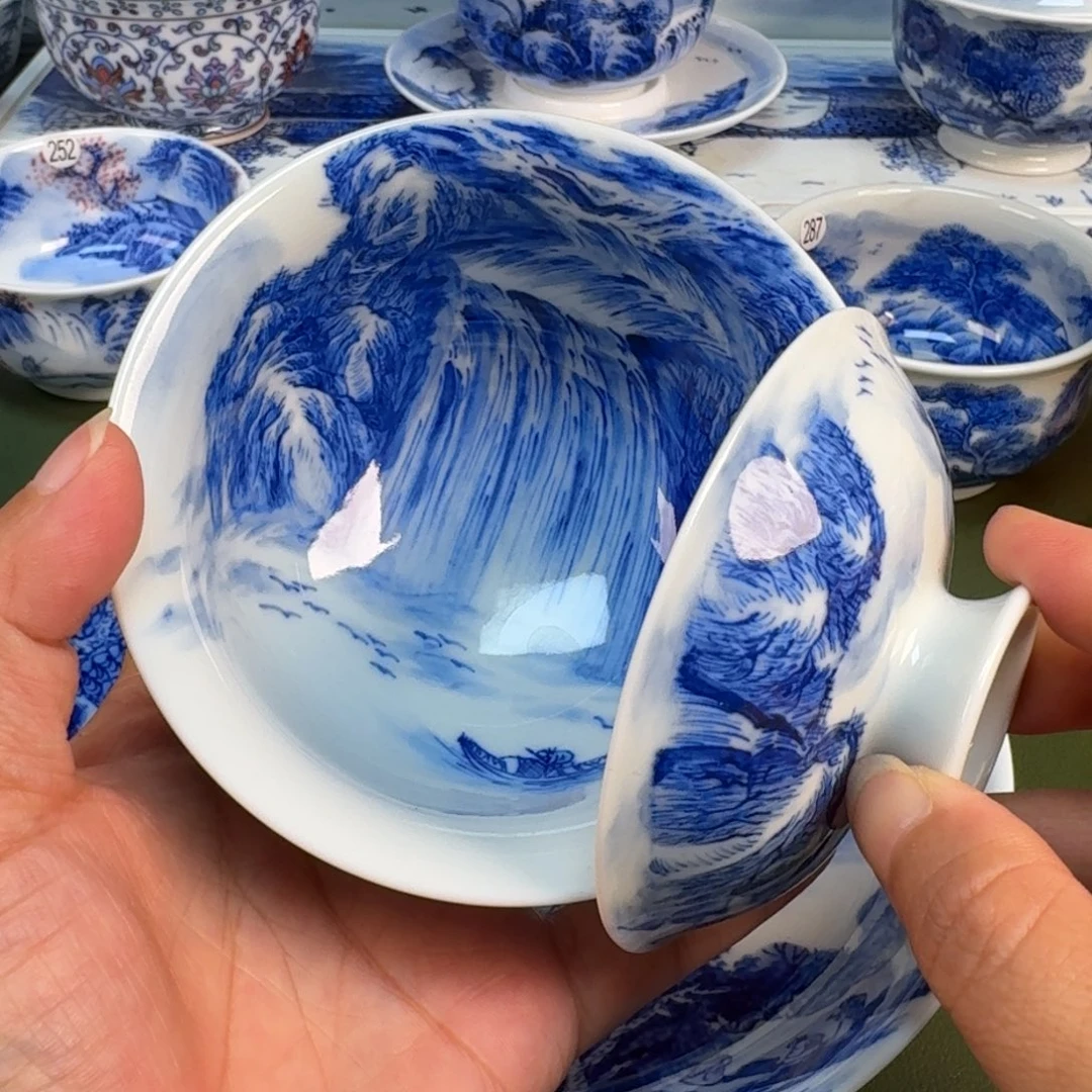 景德镇纯手绘茶具圆圆291