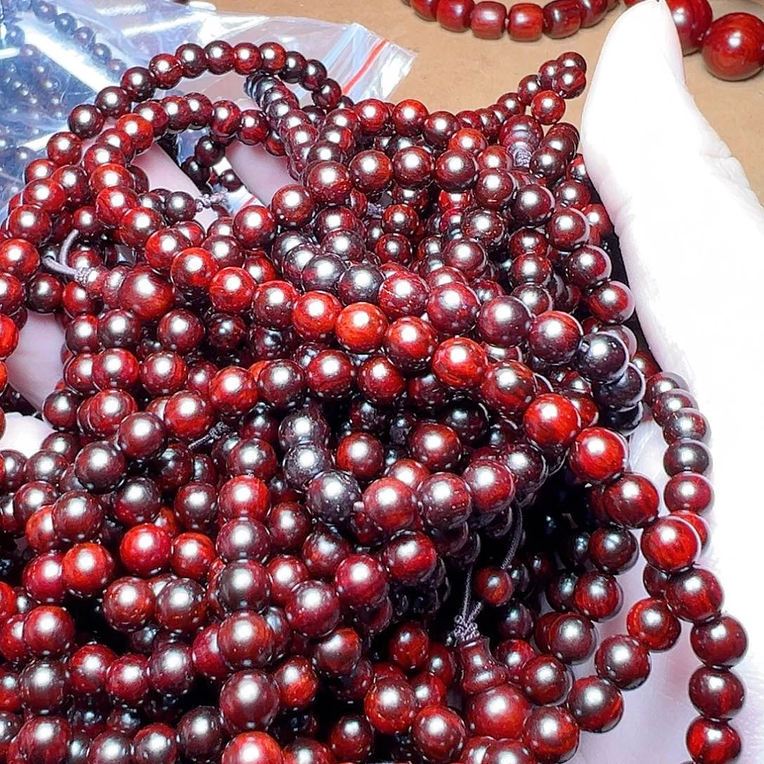 手串/手链小叶紫檀06琴料芝麻纹金星