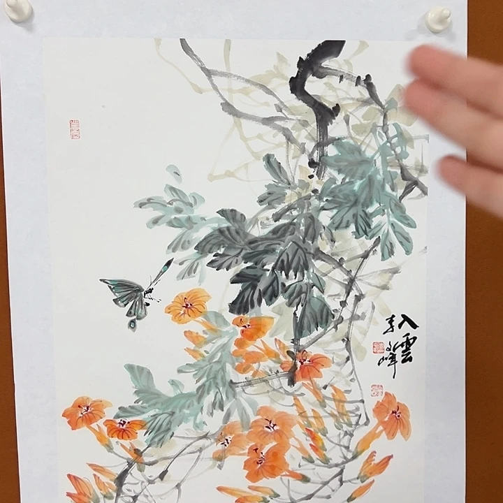 国画李文峰的画作