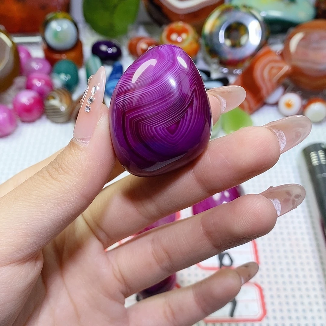 清***筱玛瑙/玉髓未镶嵌珠宝奇石