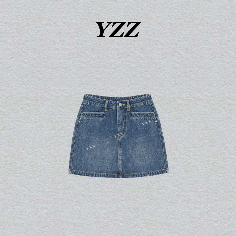 YZZ 水洗牛仔气质修身夏季短裙LSN240622Y