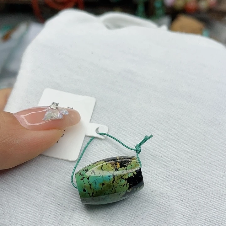 绿松石珠宝奇石银S925镶嵌