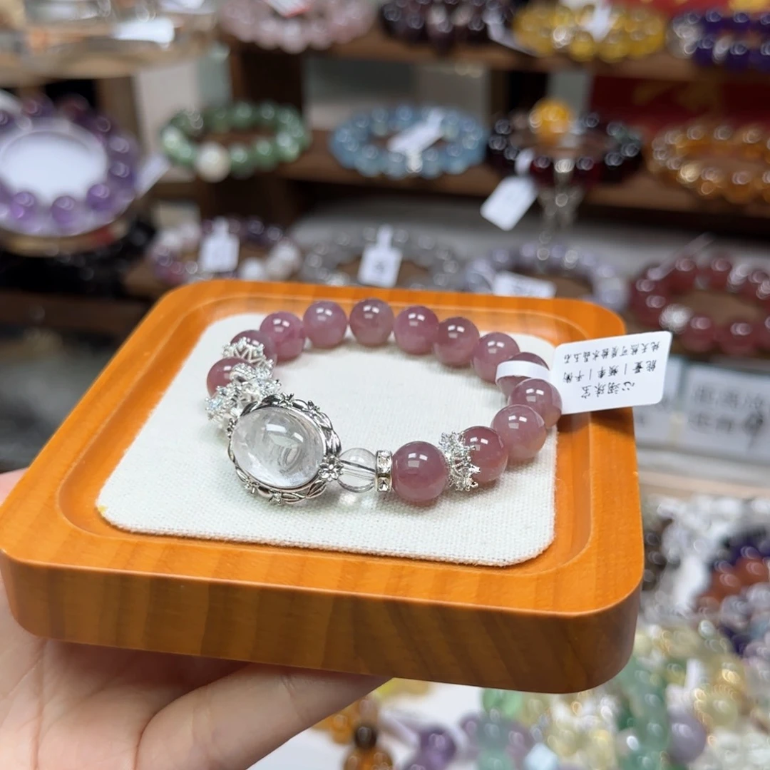 水晶手链未镶嵌设计款天然水晶默认微瑕