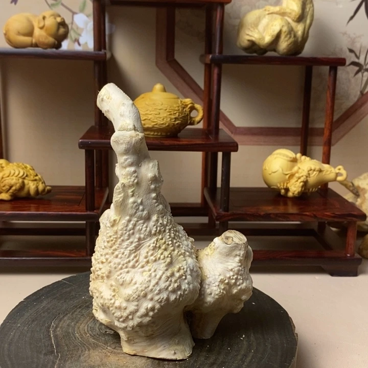 香榧木顺*黄杨木手把件