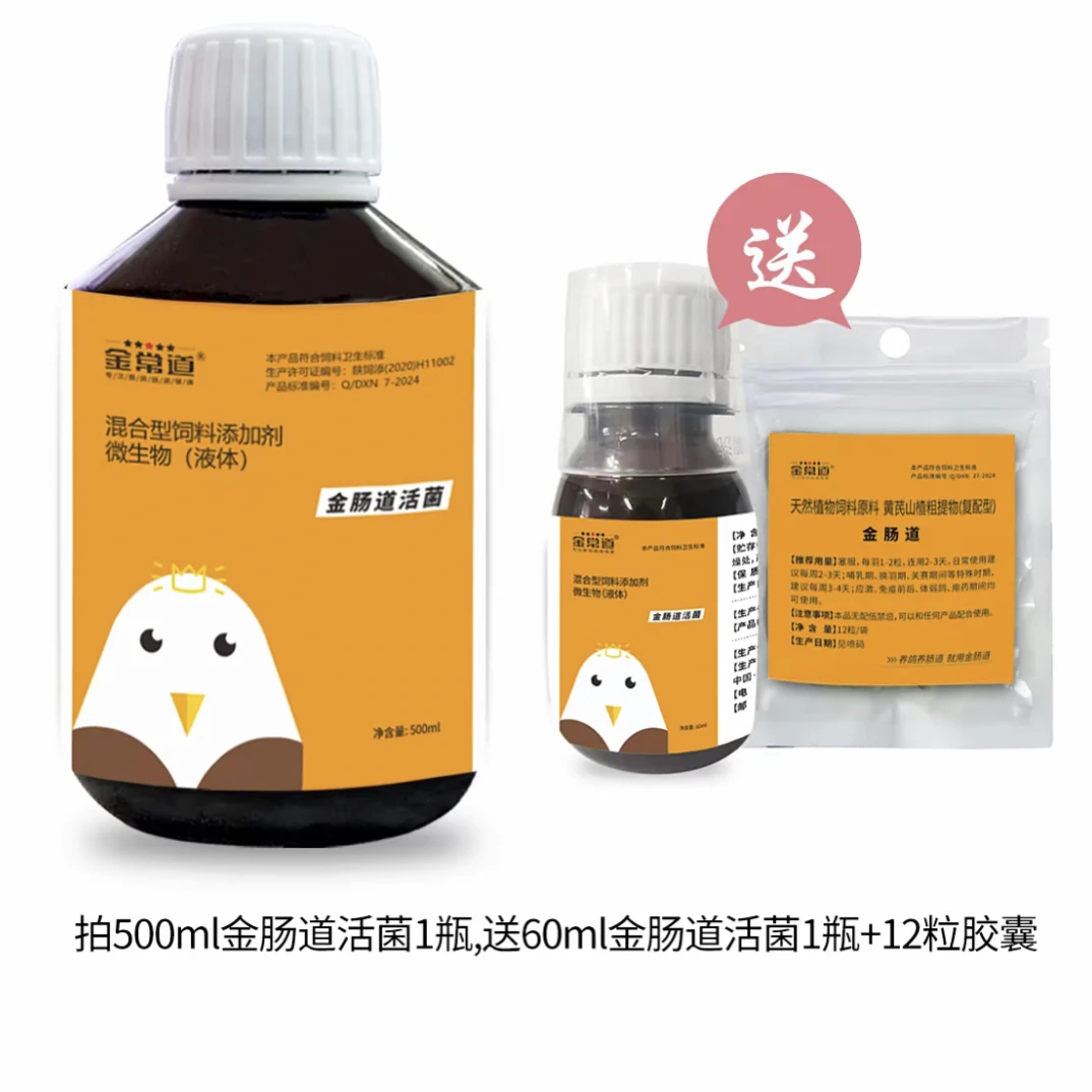 金常道金肠道活菌500ml送60ml活菌➕12粒胶囊