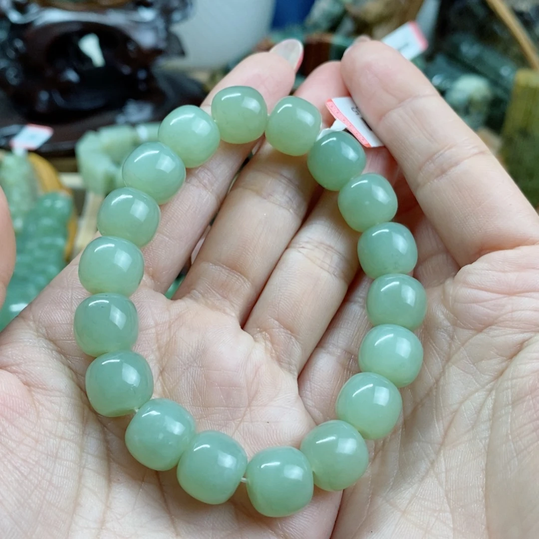透闪石质玉手链未镶嵌