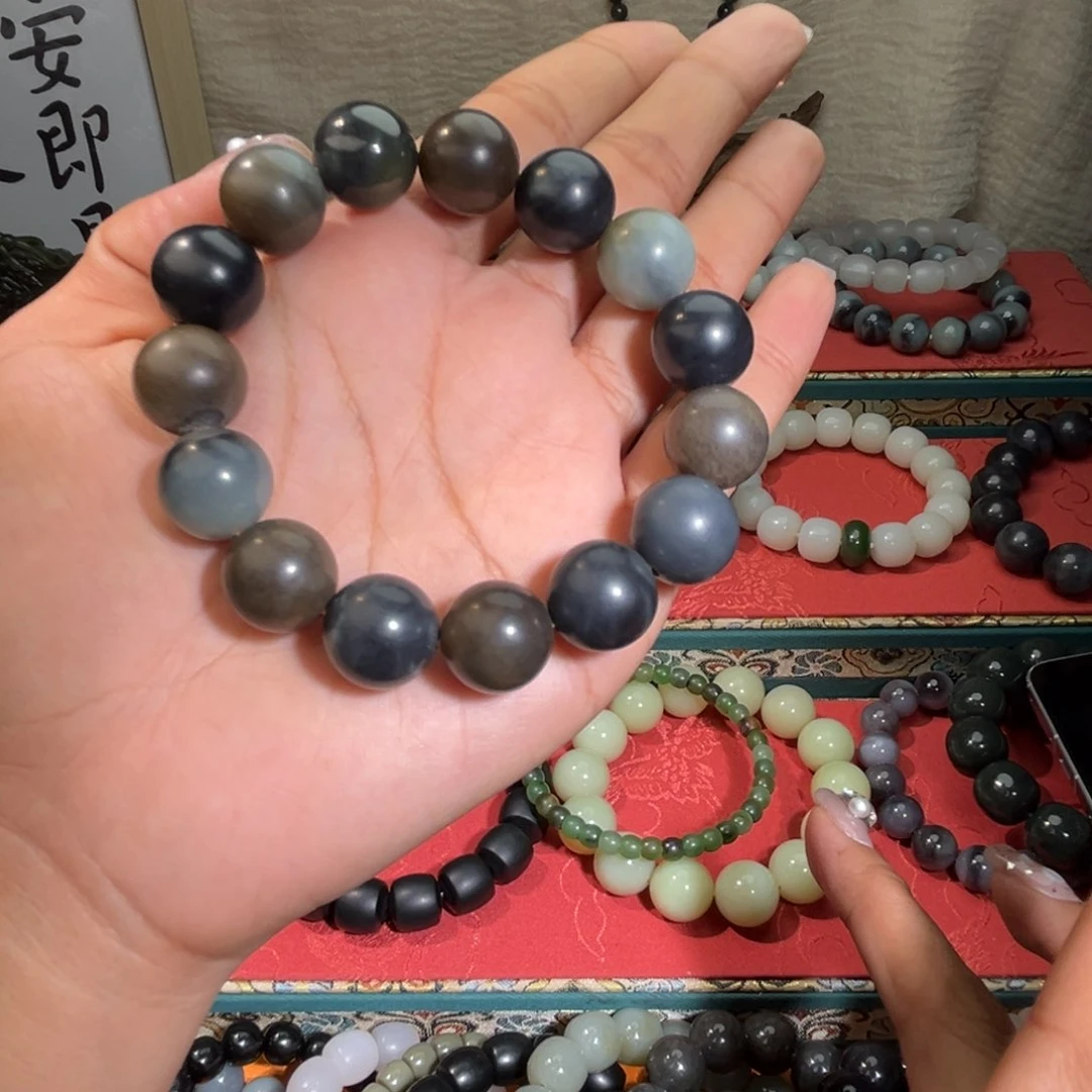 和田玉手链未镶嵌