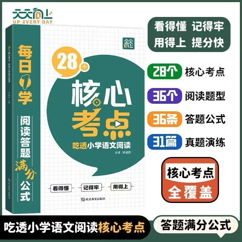 【28个核心考点】2025吃透小学语文阅读答题万能公式模版每日一学