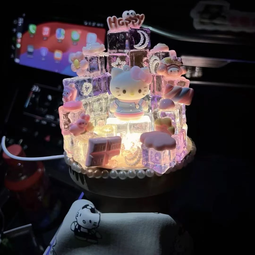 【爱宝】DIY冰块kt城堡水晶台灯小夜灯材料包三八妇女节礼物送女生