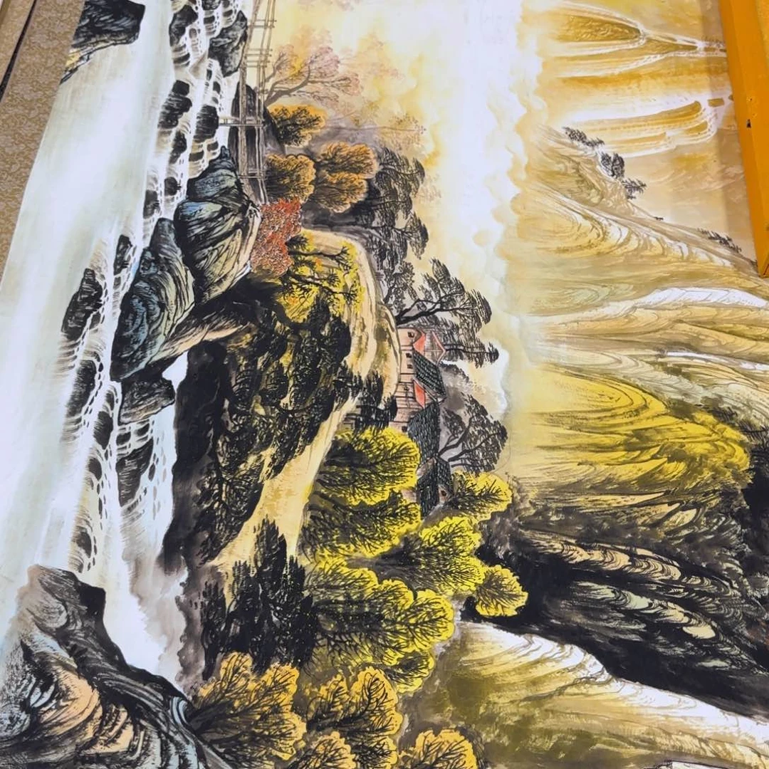 用***9QC原创横山水作品！带证书！限购一单