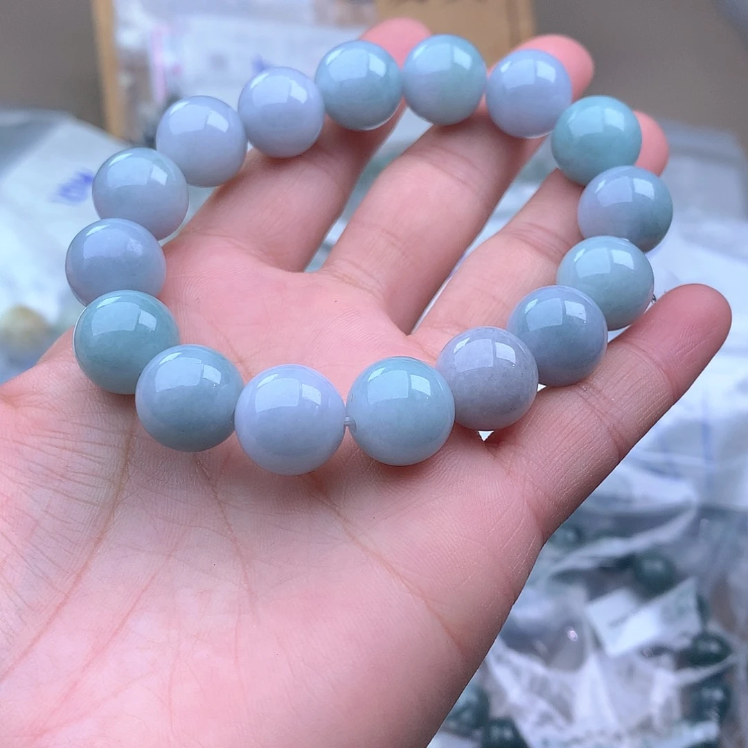 未镶嵌手串定制翡翠