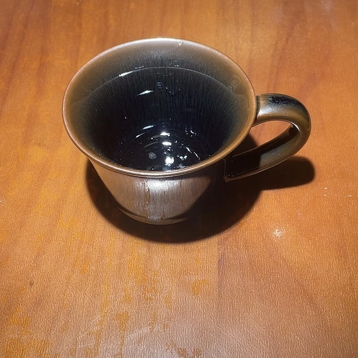 茶盏小****?青蓝毫咖啡杯
