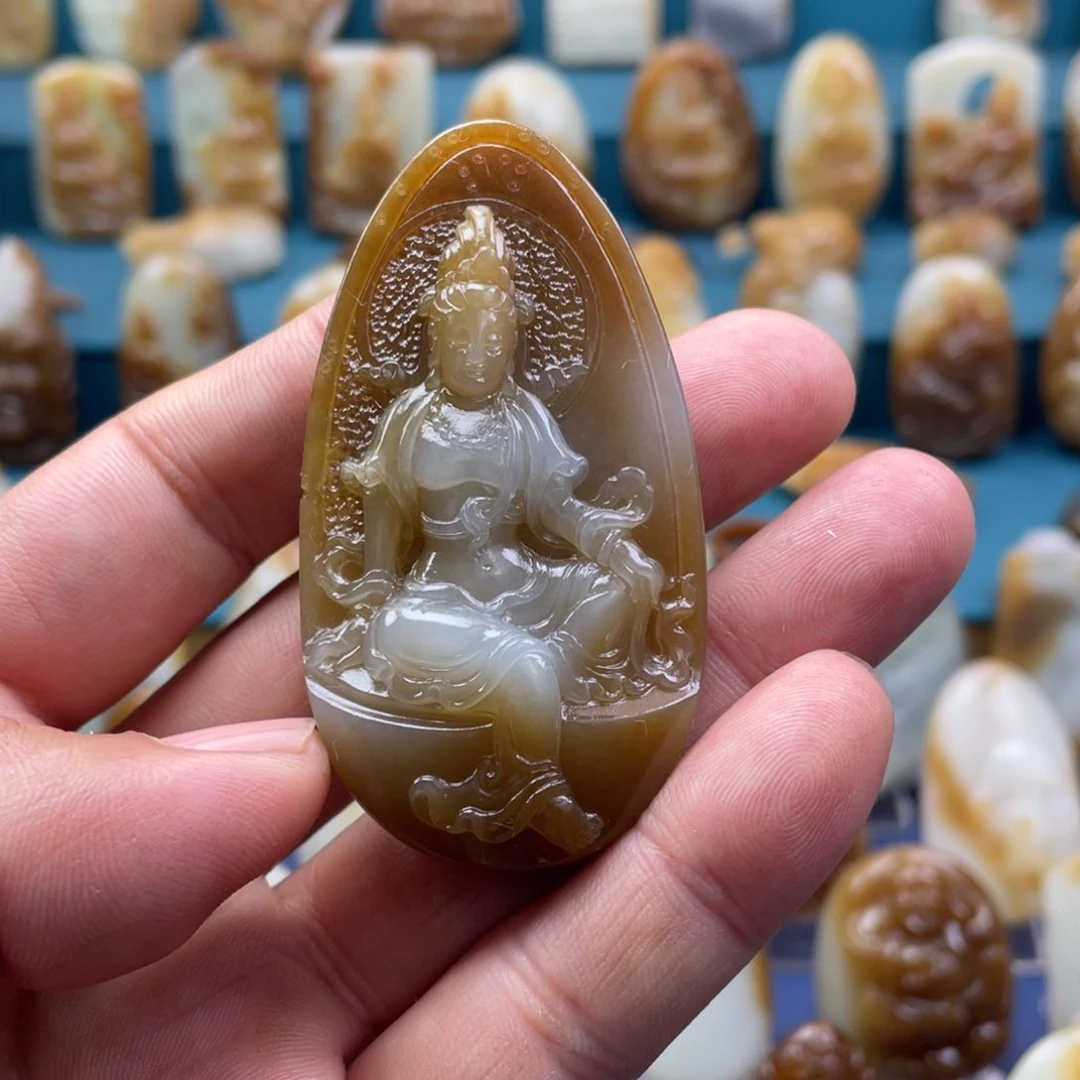 和田玉颈饰未镶嵌