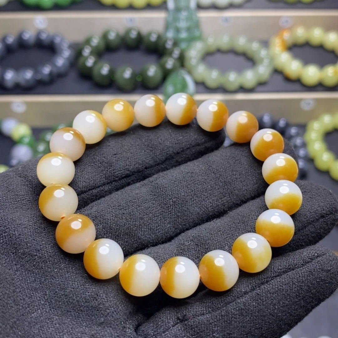 和田玉未镶嵌手串