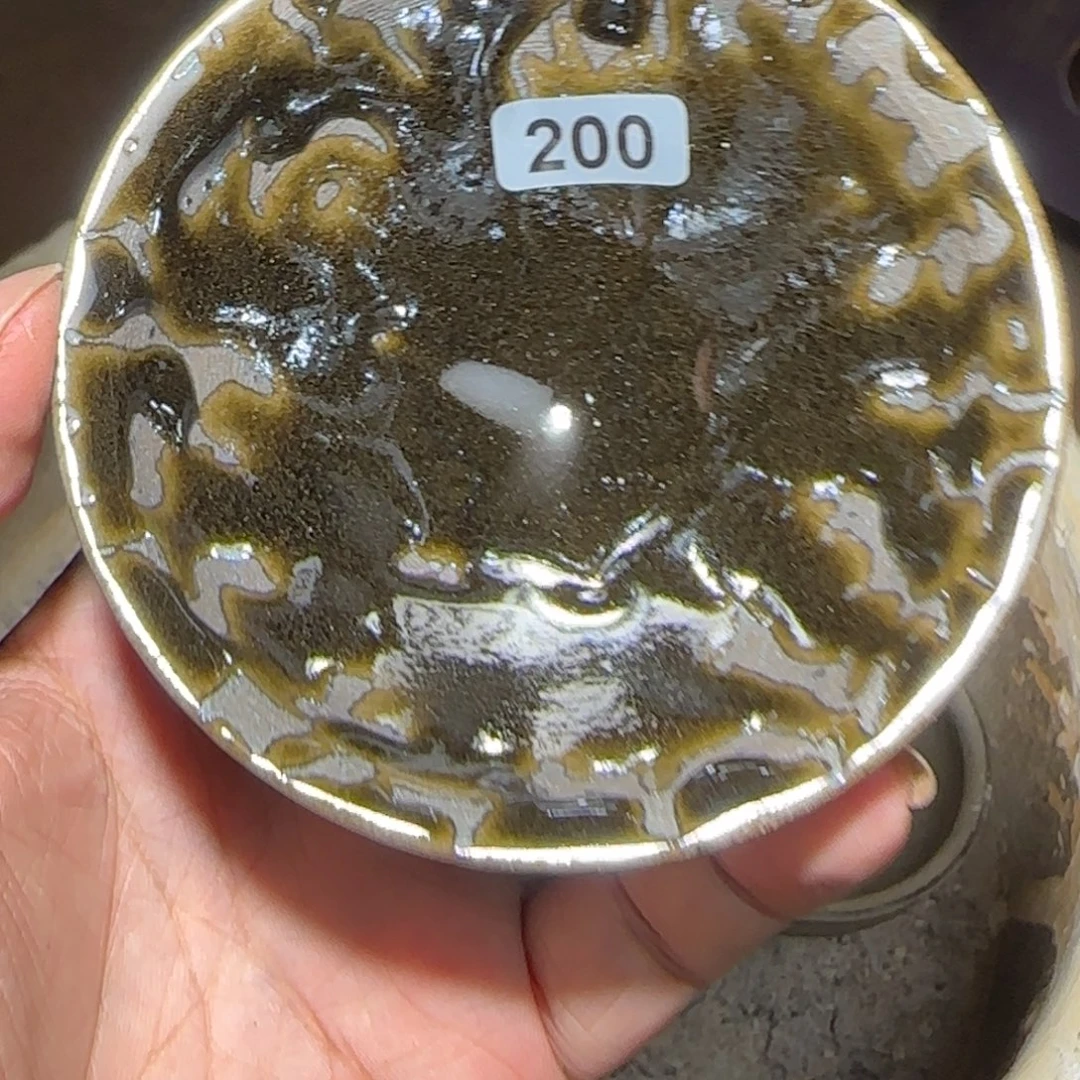 茶盏焦源柴烧自然还原200