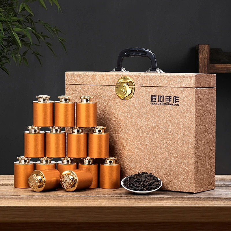 大红袍茶叶乌龙茶 匠心 小罐装 无礼袋 孤