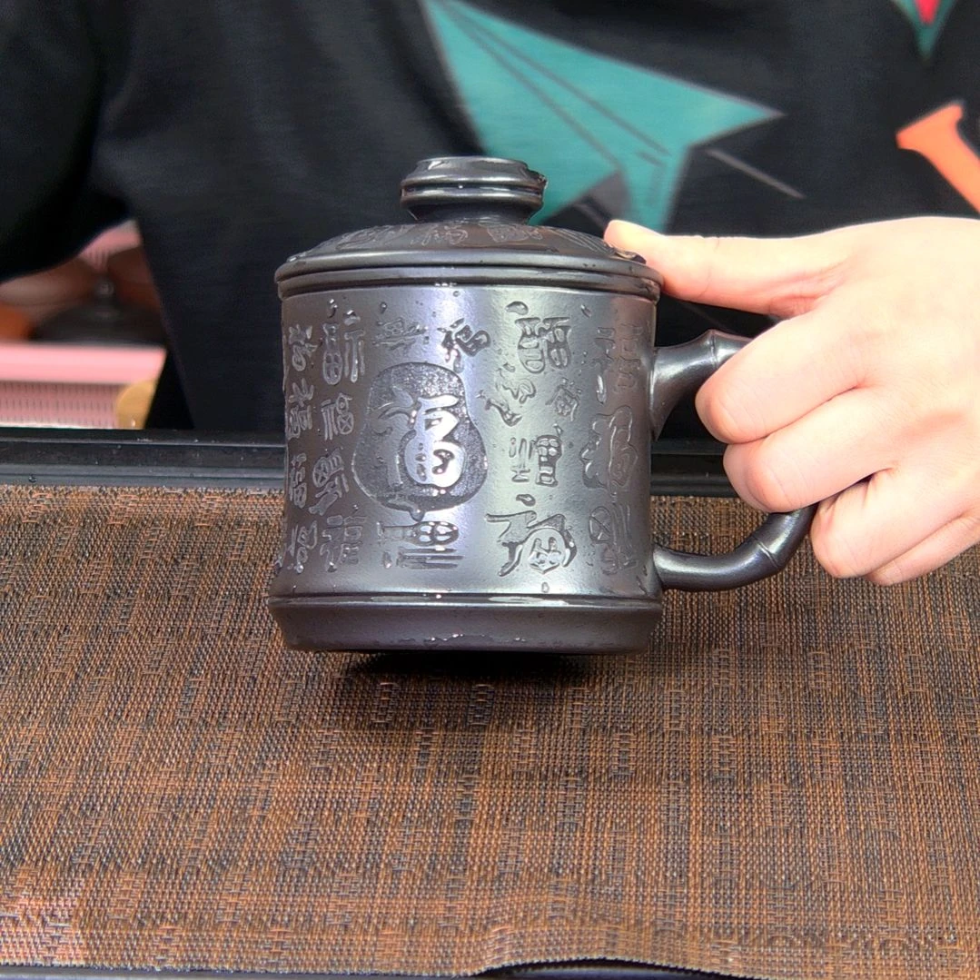 茶杯紫砂高货放漏