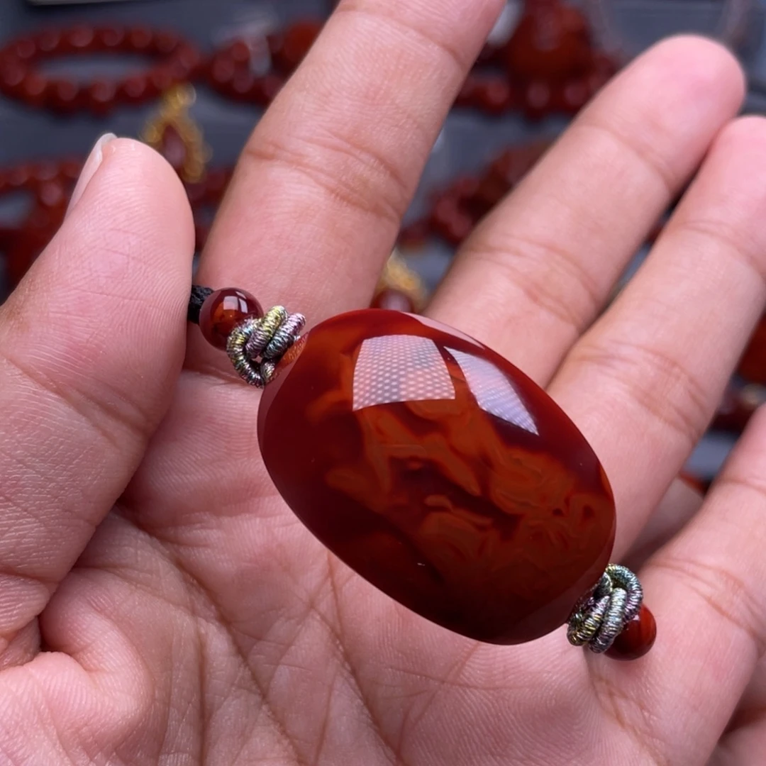 南红玛瑙未镶嵌珠宝奇石手牌