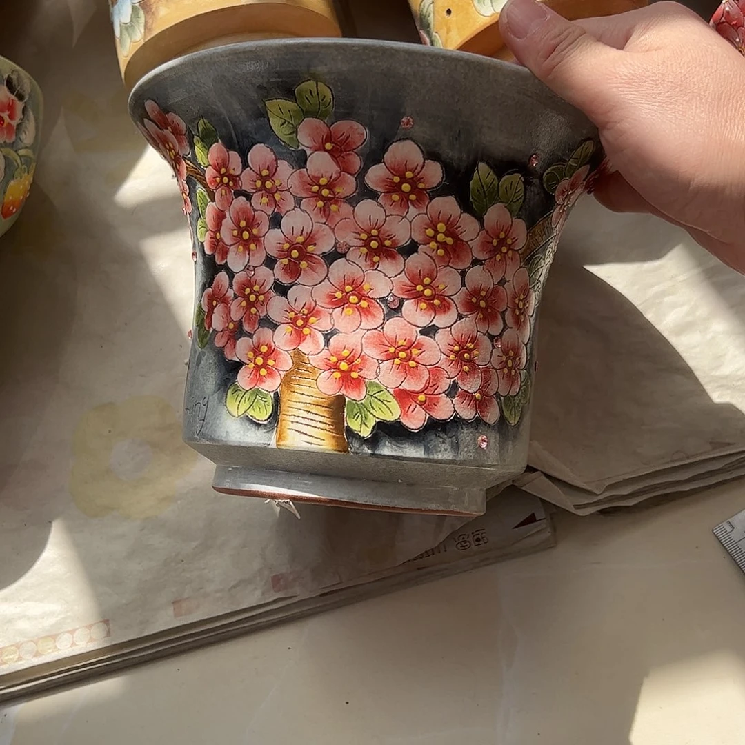 景德镇陶瓷花盆景德镇陶瓷花盆