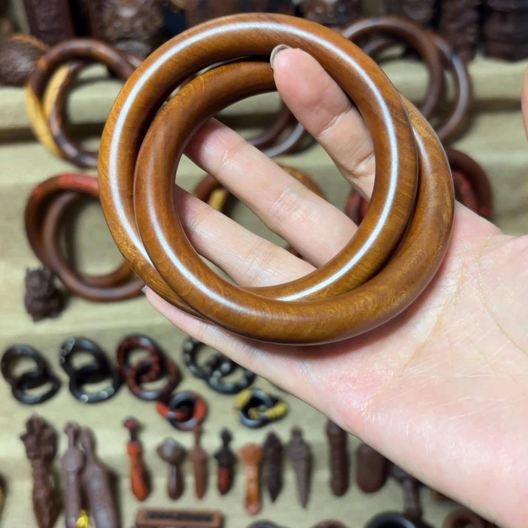 物***非枣木枣木精品素圈内径7