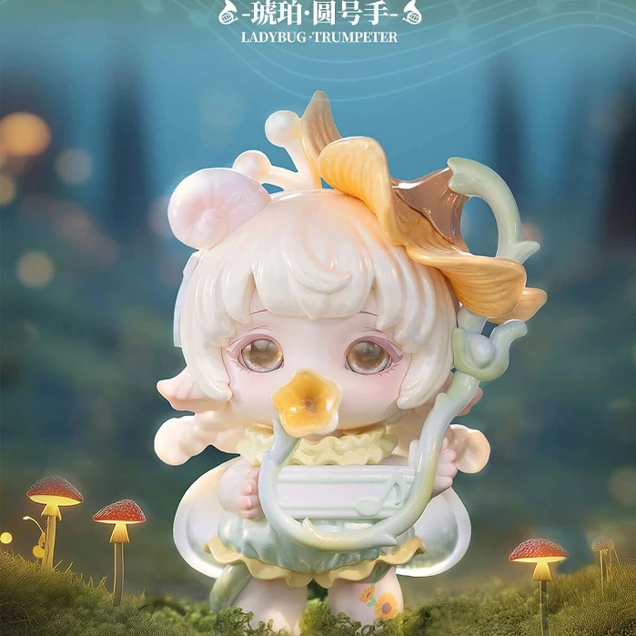 七七【拆盒】萌粒踩尾巴（欧米卷昆虫音乐会） 潮玩盲盒代拆