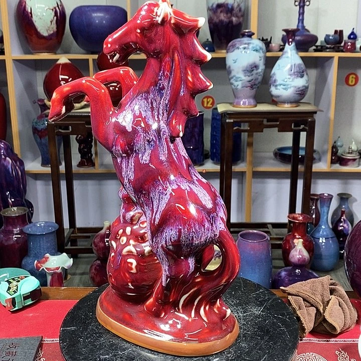 瓶中国神垕精品钧瓷