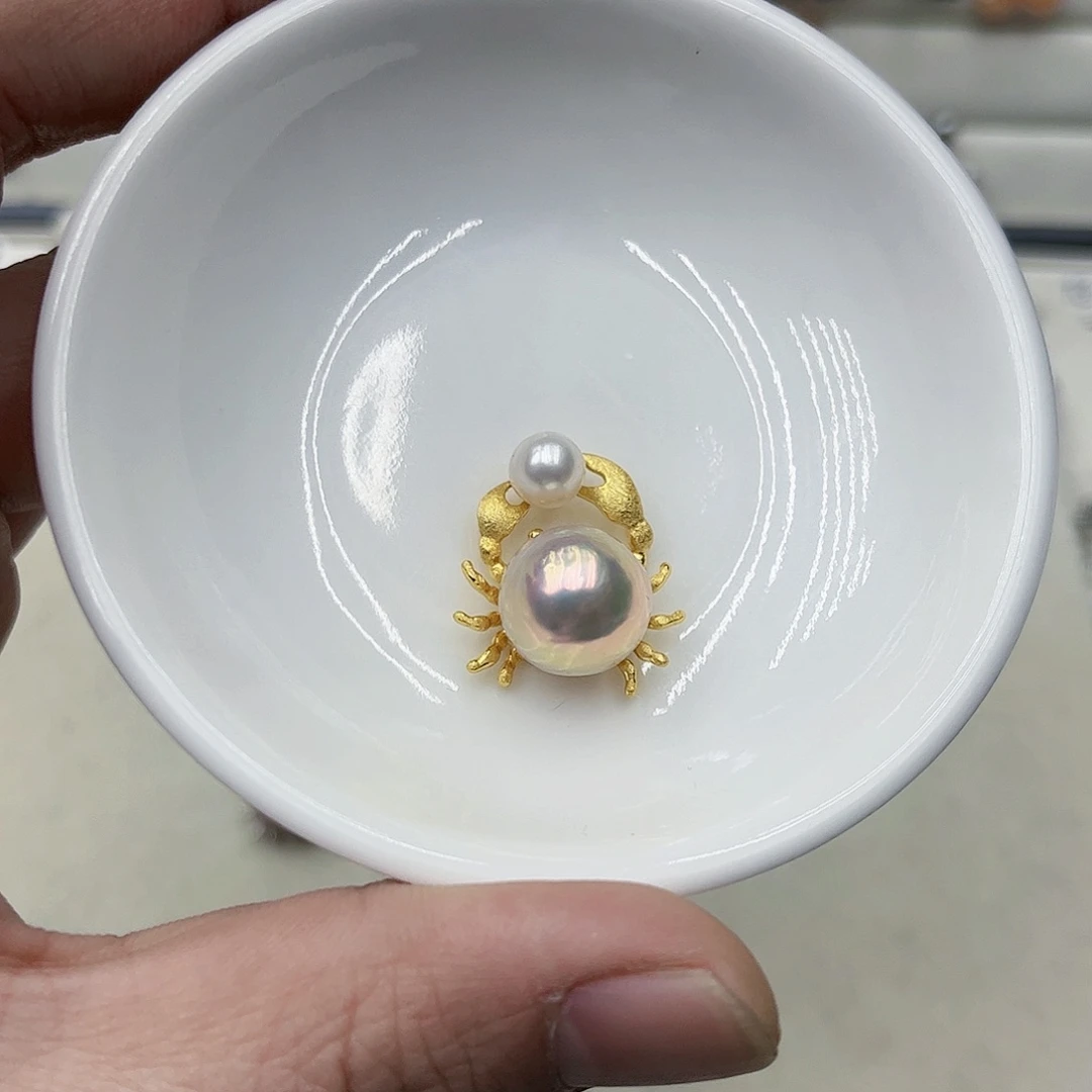 淡水珍珠吊坠(不含链)未镶嵌@***@03