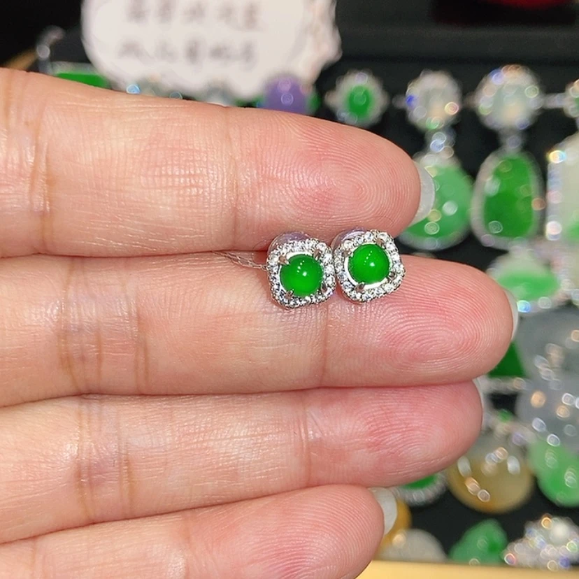 【闪购商品】未镶嵌翡翠耳饰天然翡翠
