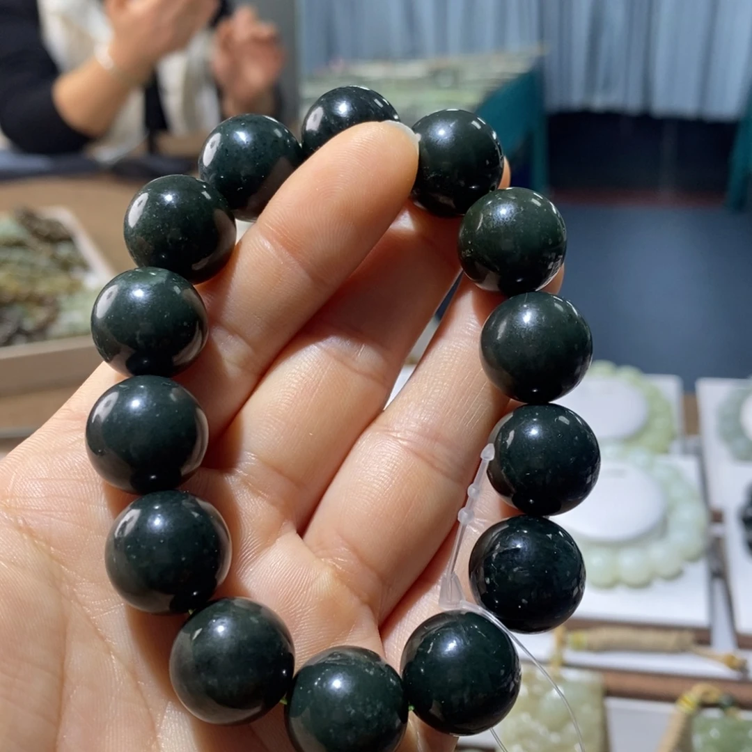 和田玉未镶嵌手链16