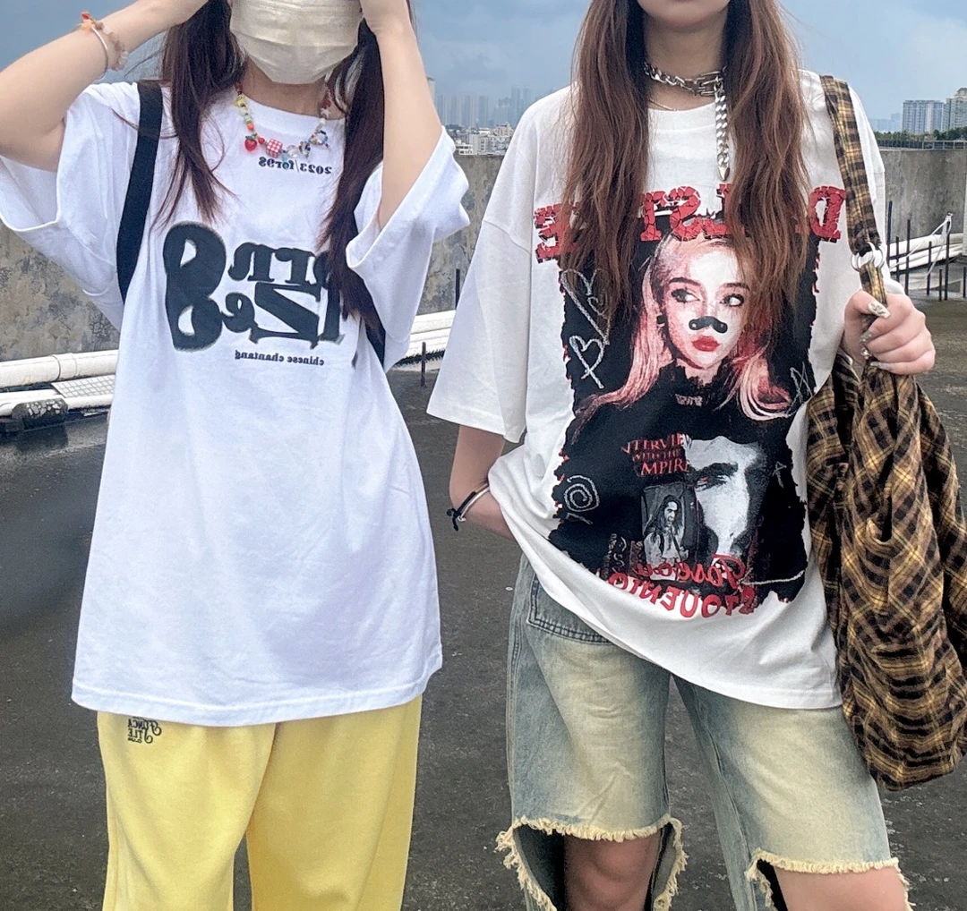 浮力青苍百搭男女同款无性别穿搭潮T