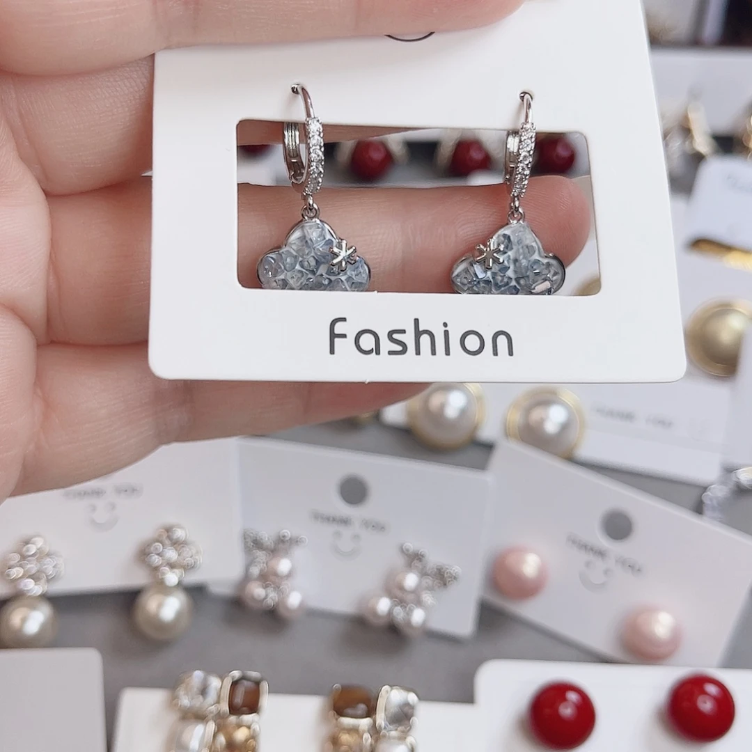 锆石纯铜925银云朵款