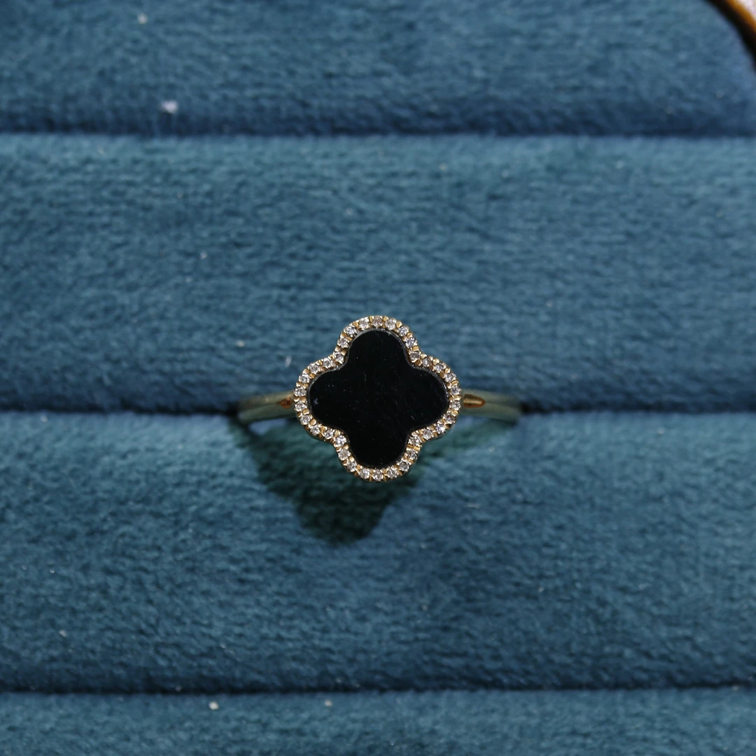 42天然缅甸翡翠A货18k墨翠戒指/600285/上海嘉禾拍卖