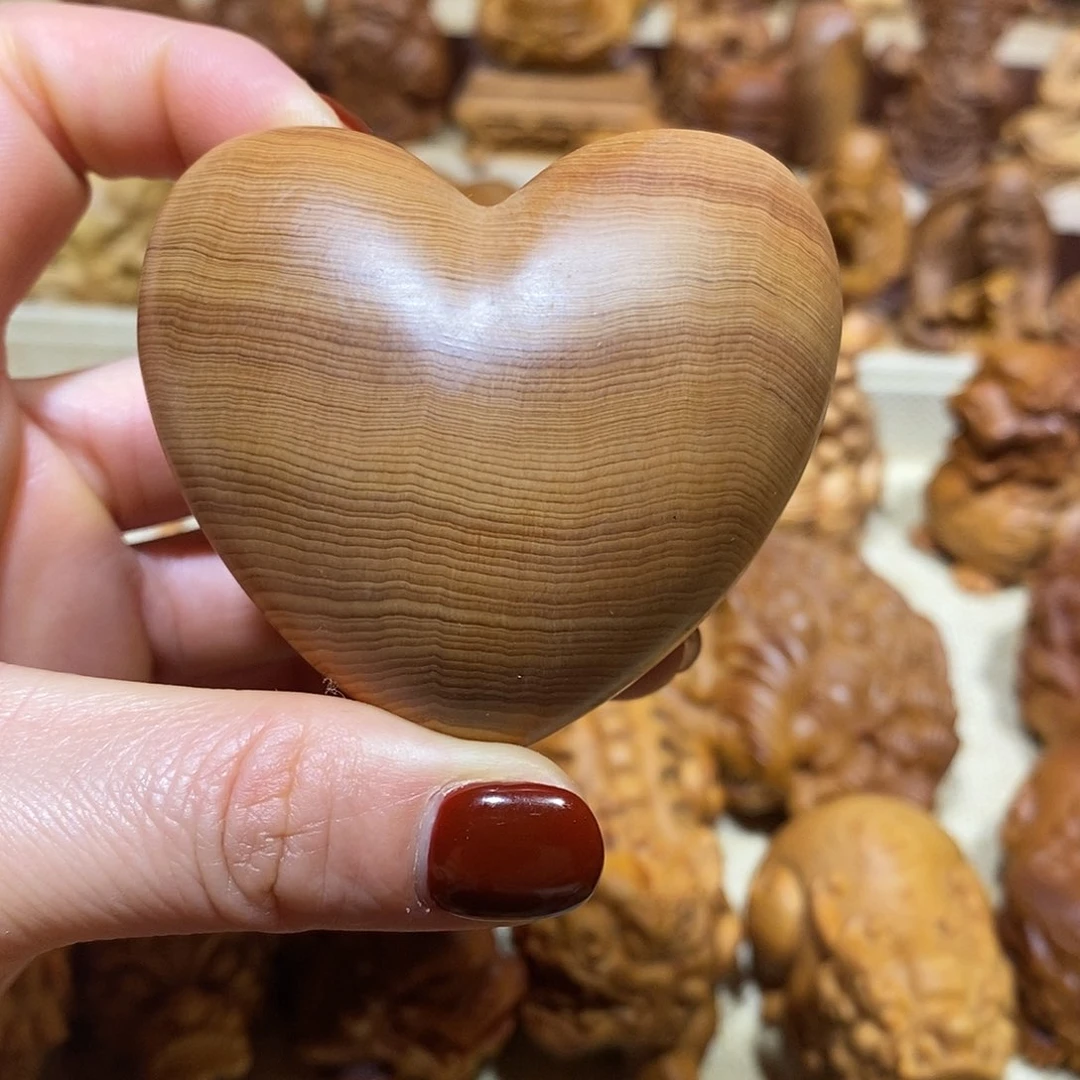 木周****⁴崖柏手把件，刷刷