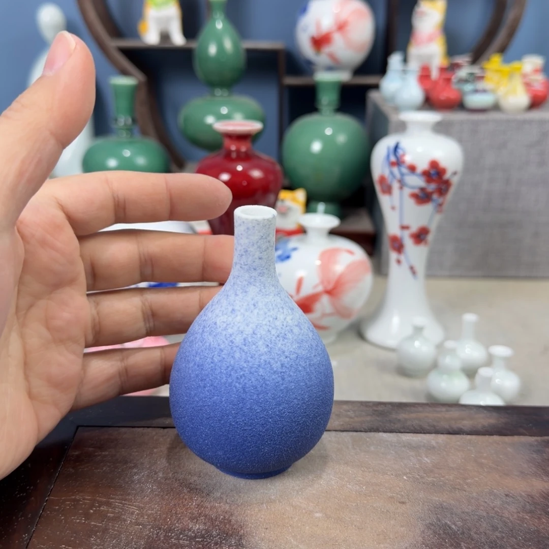 陶瓷手工小花器摆件