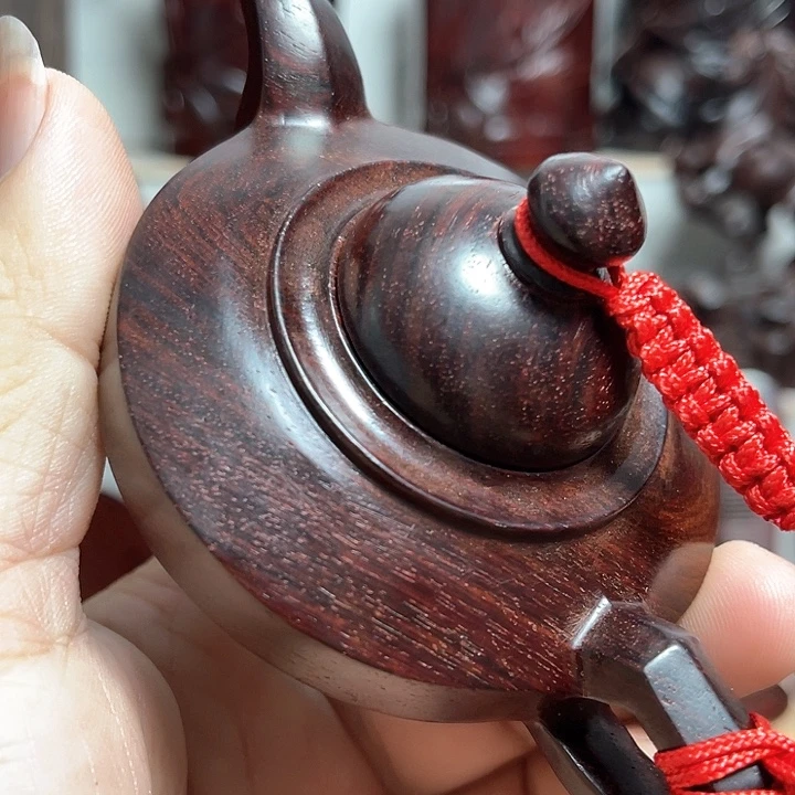 香榧木小叶紫檀把把壶