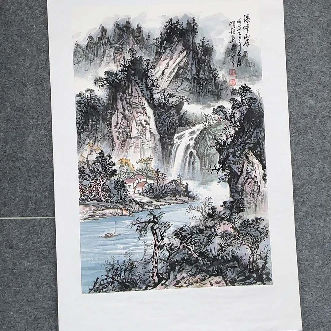 国画68*45纯手绘明锐