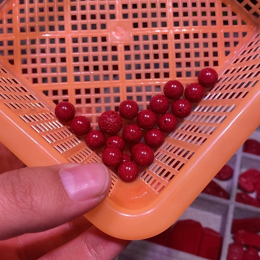 天然辰砂设计款卡10，20颗